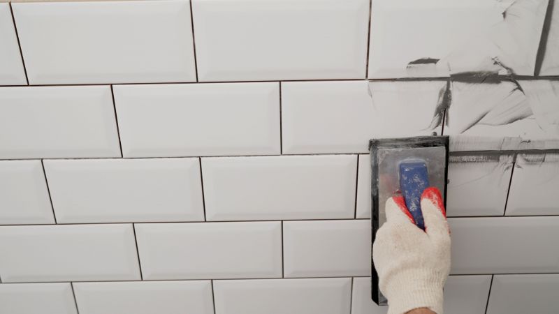 Glass Block Grout Repair